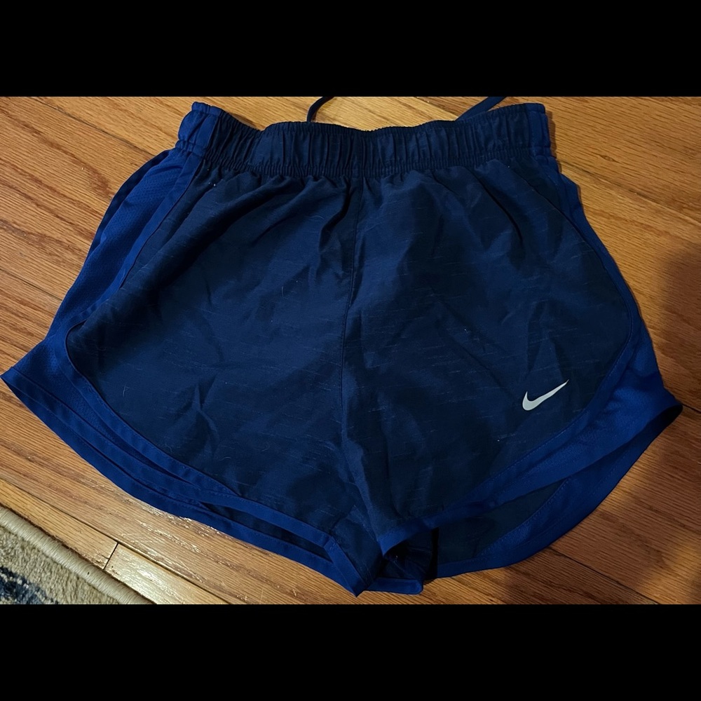 Heathered blue Nike shorts
